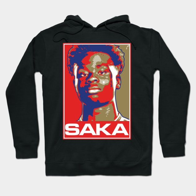 Saka - RED Hoodie by DAFTFISH